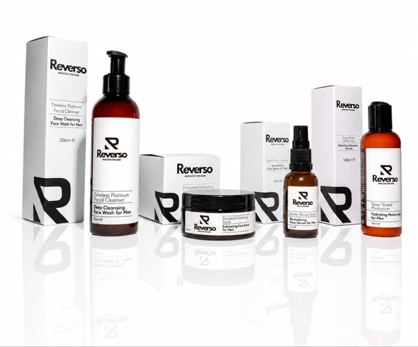 Signature Men's Skincare Set: Cleanse, Exfoliate, Repair & Hydrate