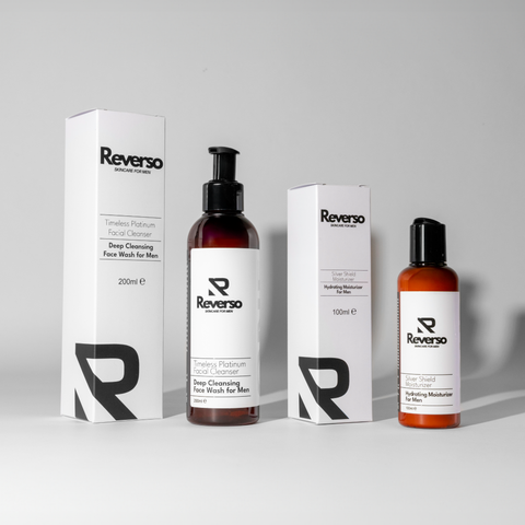 Essential Men's Skincare Set: Clean & Protect