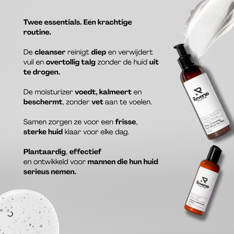 Essential Men's Skincare Set: Clean & Protect