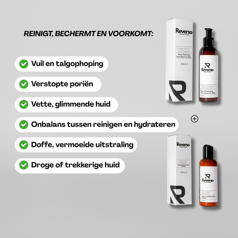 Essential Men's Skincare Set: Clean & Protect