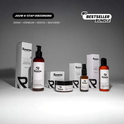 Signature Men's Skincare Set: Cleanse, Exfoliate, Repair & Hydrate