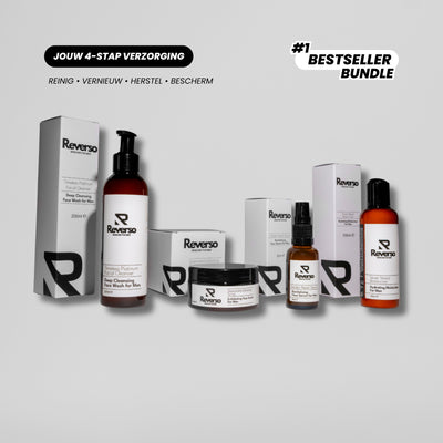 Signature Men's Skincare Set: Cleanse, Exfoliate, Repair & Hydrate