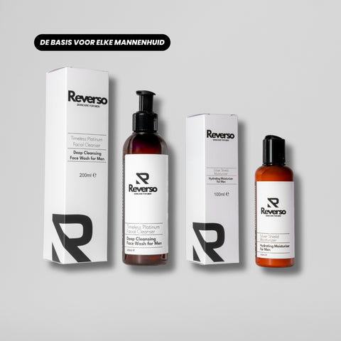 Essential Men's Skincare Set: Clean & Protect