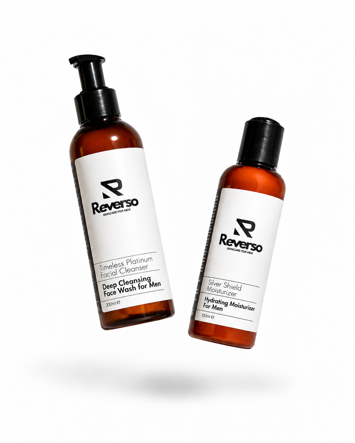Essential Men's Skincare Set: Clean & Protect